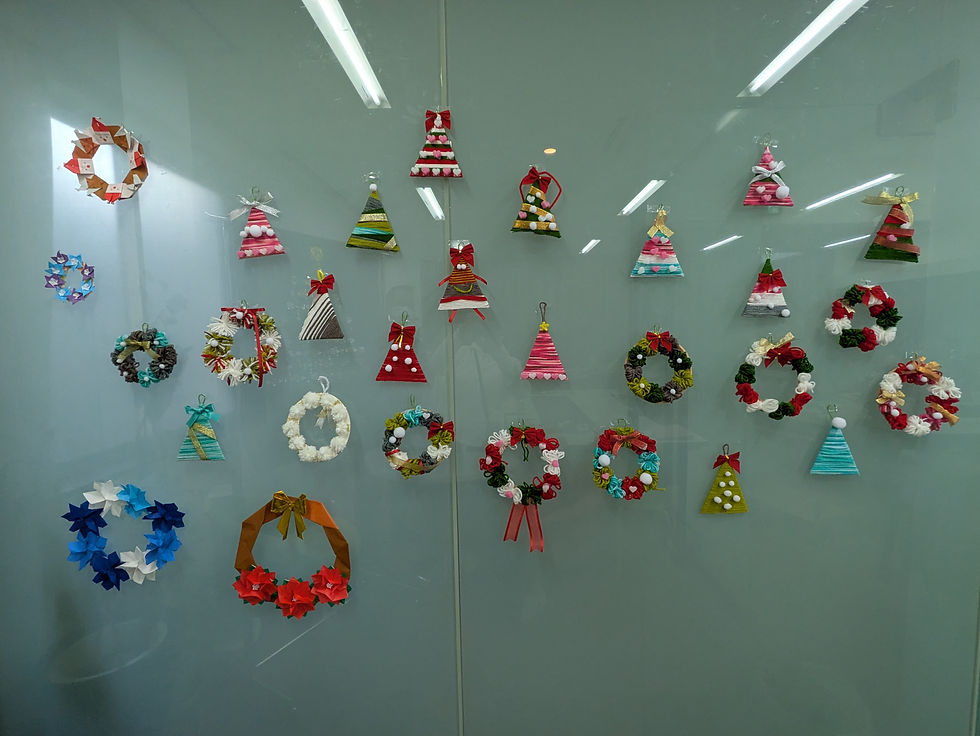 リース・ツリーを作りました💕