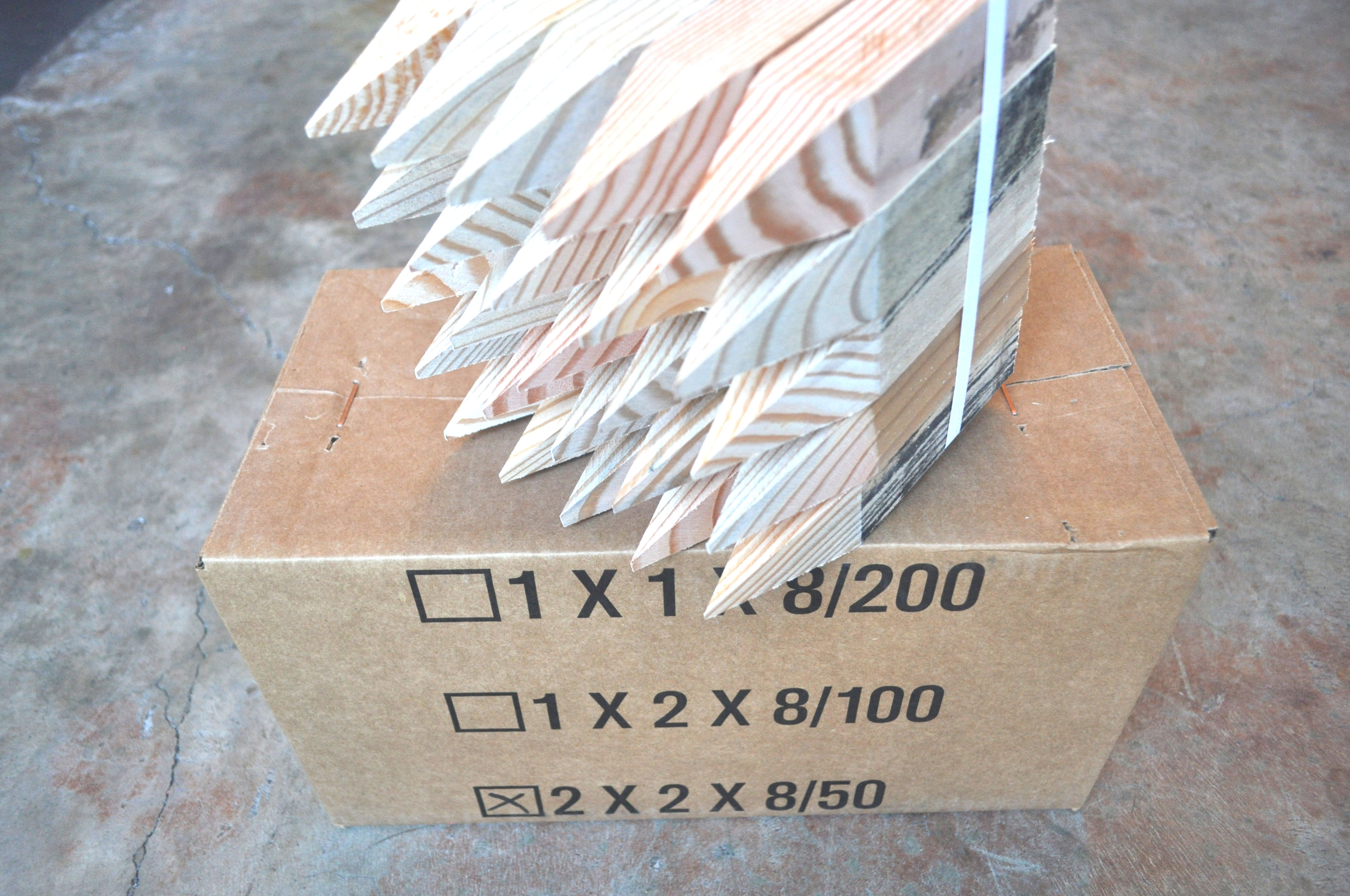 2" x 2" x 8" Wooden Hubs