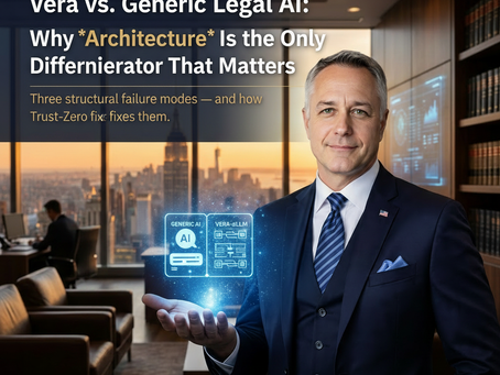 Vera vs. Generic Legal AI: Why Architecture Is the Only Differentiator That Matters