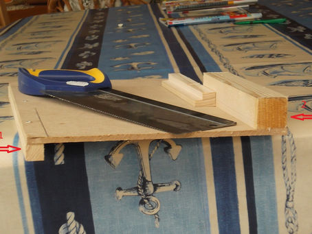 La cale d'établi à 90°.
