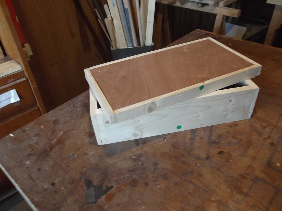 Réalisation de la découpe du cube.