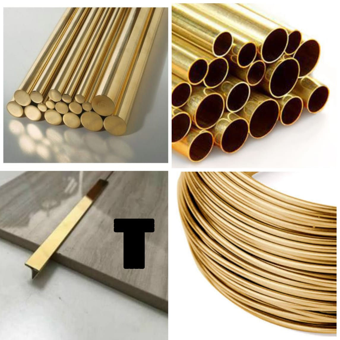 BRASS (RODS, PIPES, FLATS, WIRE)