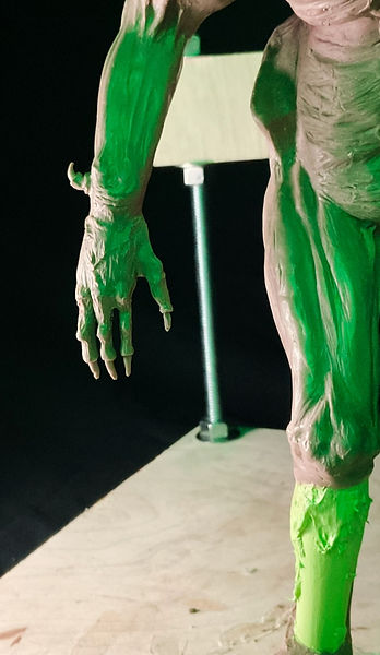 Miniature Sculpture of Witcher monster  