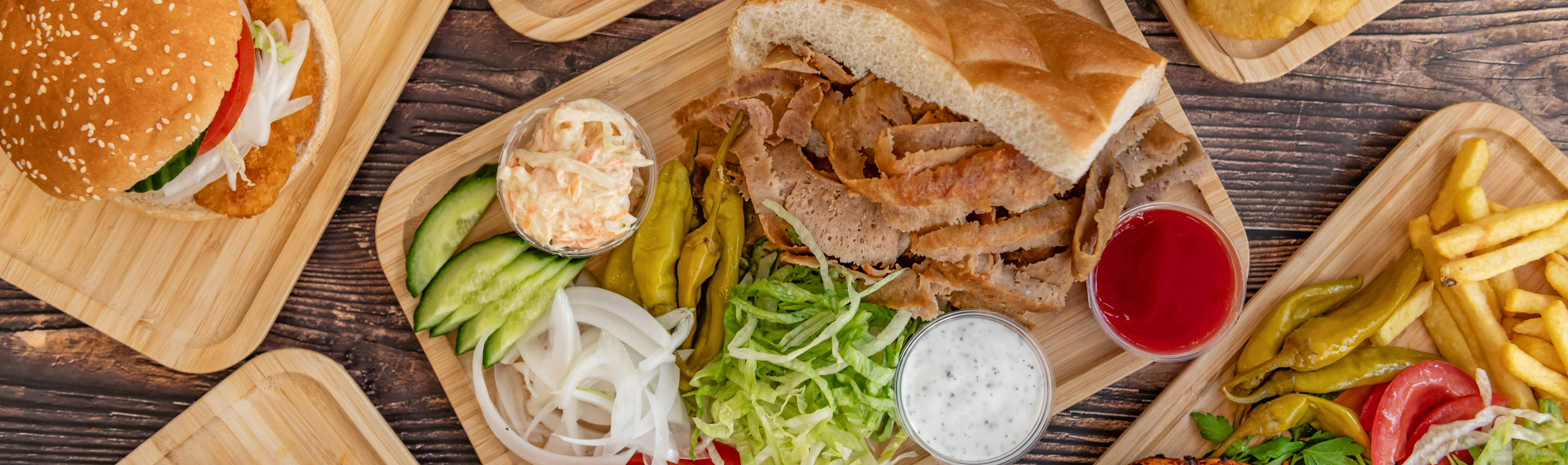 Arranged Food and Objects