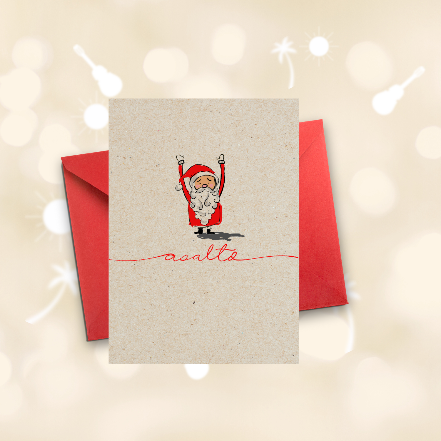 Asalto - Tarjeta de Navidad