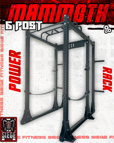 Mammoth Power Rack - 6 Post | Siege Fitness