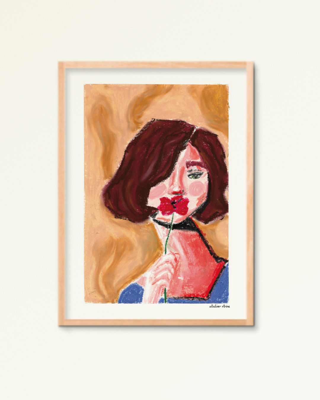 Bouche coquelicot