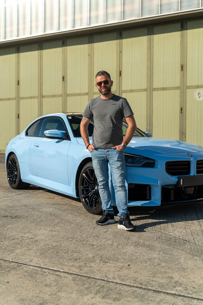 Patrick Christandl vor BMW M2