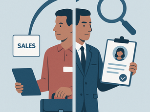 Sales person changing careers to become a recruiter