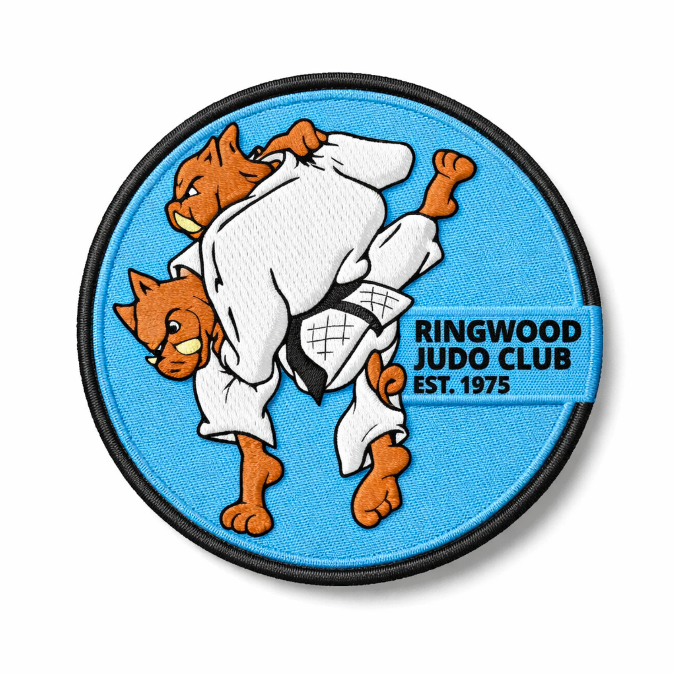 Ringwood Judo 10cm Embroidered Patch