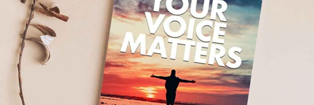 Your Voice Matters (signed, paperback copy)