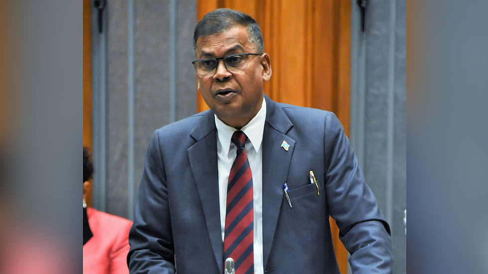 Acting Prime Minister Professor Biman Prasad. Photo: Parliament of Fiji
