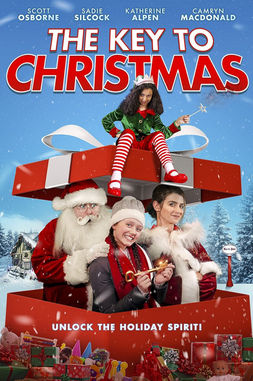 The Key to Christmas independent movie poster and link to the free movie on millspictures studios youtube.