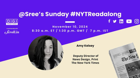 #NYTReadalong | Amy Kelsey (NYT Deputy Director of News Design, Print) Election 2024 Front Pages