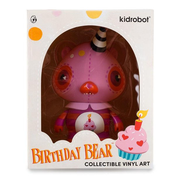 Thumbnail: CARE BEARS PINK BIRTHDAY BEAR ART FIGURE BY KATHIE OLIVAS