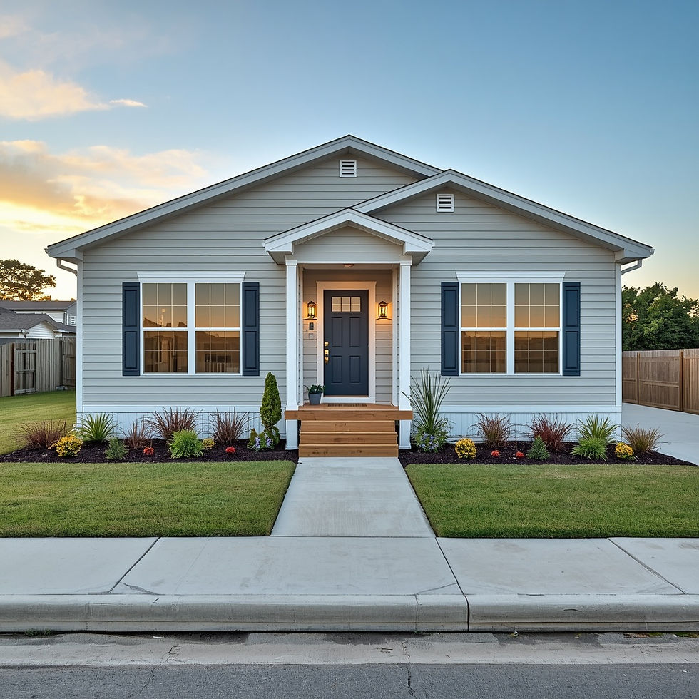 Simple exterior improvements like landscaping, fresh paint, and a welcoming entryway can dramatically increase your mobile home's curb appeal and value.