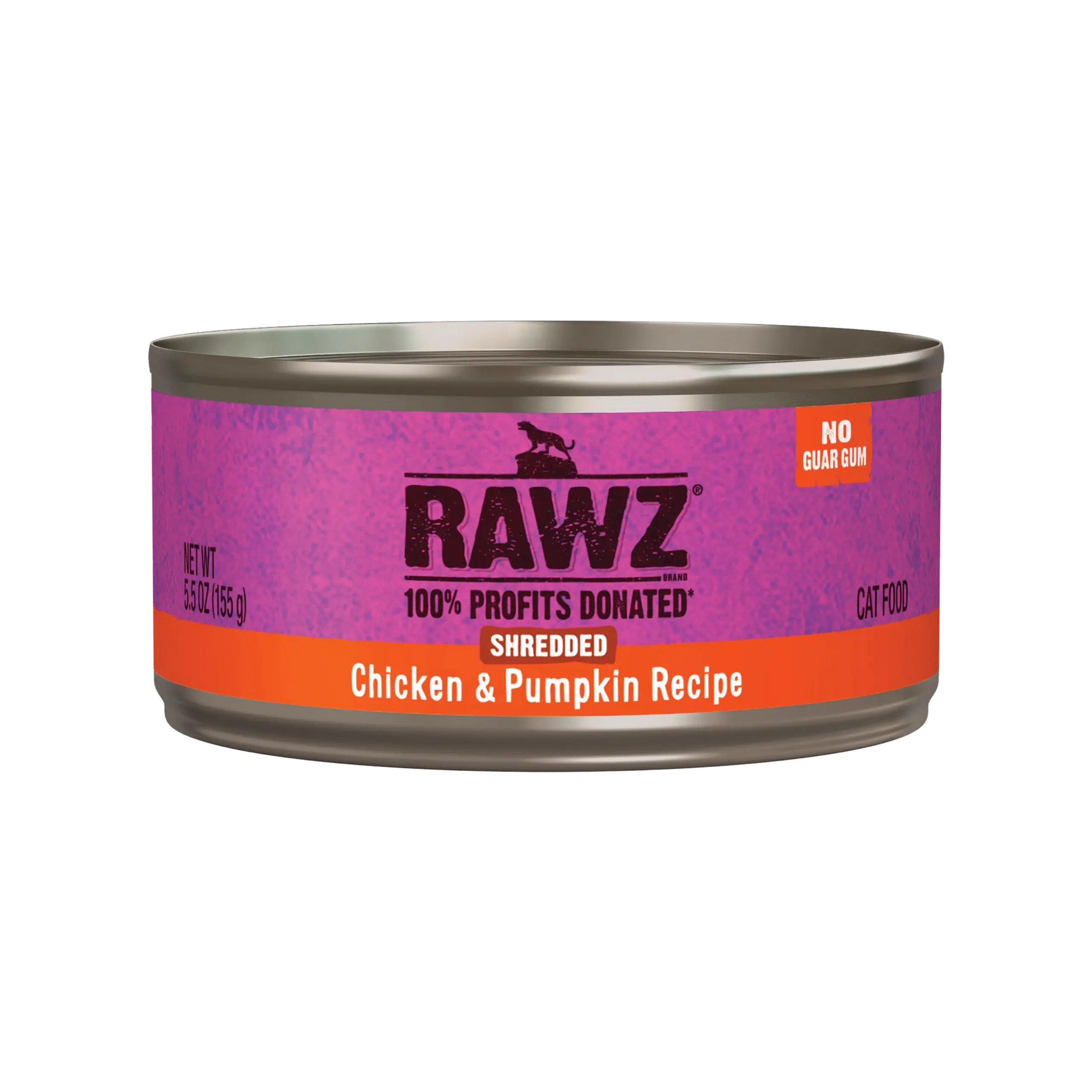 Rawz Shredded Chicken & Pumpkin Canned Cat Food