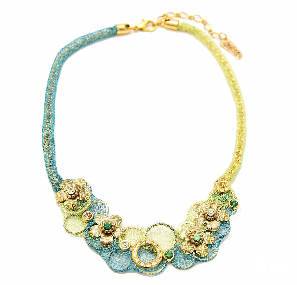 Thumbnail: Floral Mesh Necklace