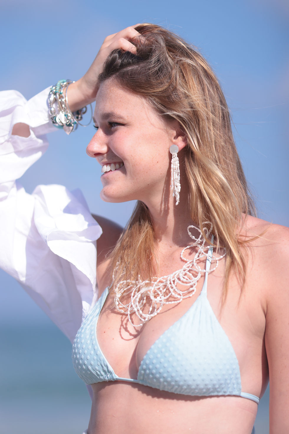 Thumbnail: Wavy Pearls Necklace