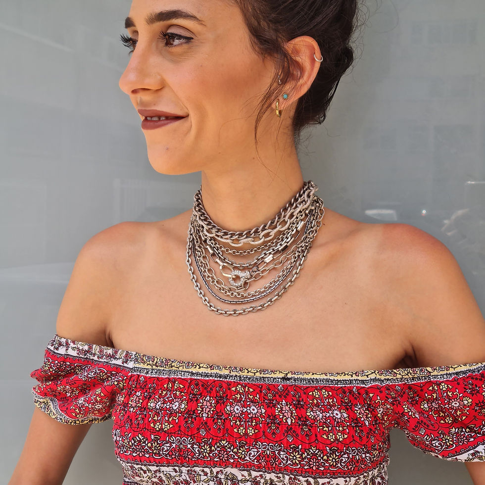 Thumbnail: Chunky Chain Collar Necklace