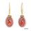 Thumbnail: pink Swarovski crystals earrings