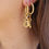 Thumbnail: Gold Lock and Key Earrings
