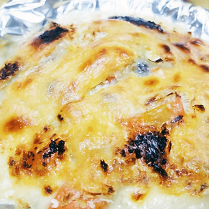 Überbackener Weichkäse