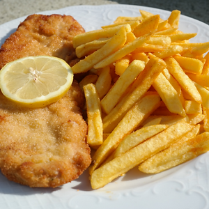 Paniertes Schnitzel