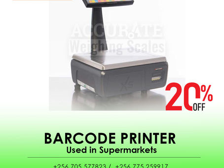 barcode printing scale with printing speed >50mm/s with 1year warranty in shop Kampala