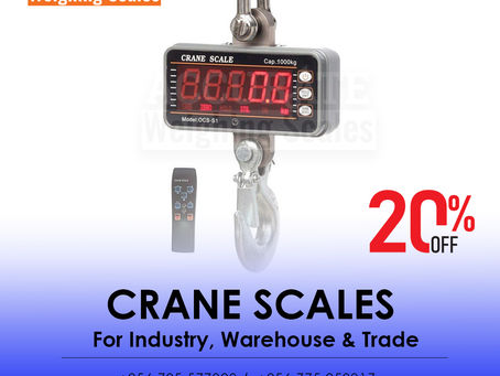 Heavy duty crane scales for use in hazardous areas
