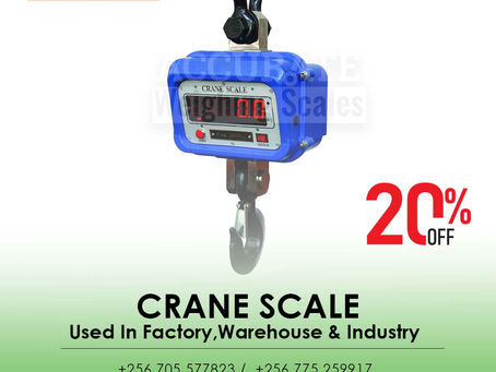 Heavy duty crane weighing scales with power off reminder after 30 mins inactive