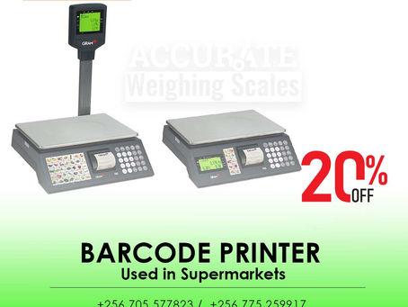 Barcode printer scales for supermarket on sale from exporter uganda