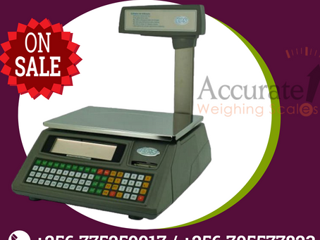 barcode printing scale with cash drawer connector for supermarkets best prices Kampala