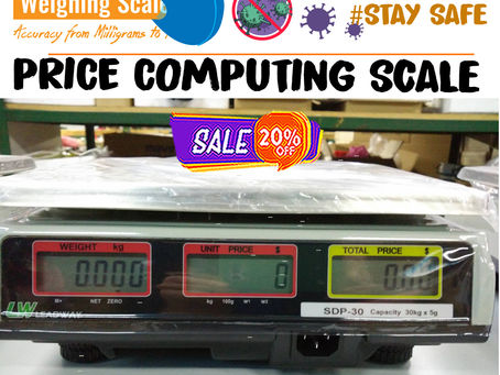 Weighing Scale With Price And Weight Display Resolution