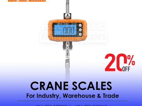 Battery voltage auto detection general digital crane scales