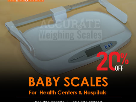 Digital baby scales that are easy to wipe down and clean