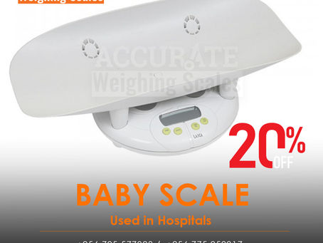 Digital baby scales with switch mode power adapter
