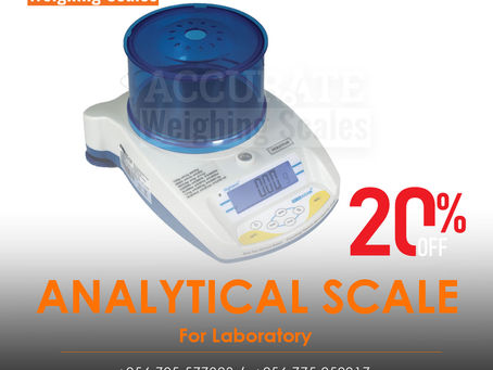 precision analytical balance with intuitive touch screen operation