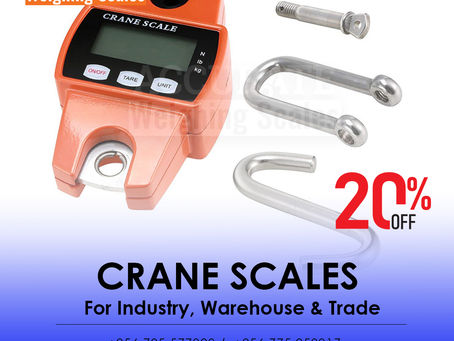 Heavy duty crane weighing scales to acquire at a reduced-price rate