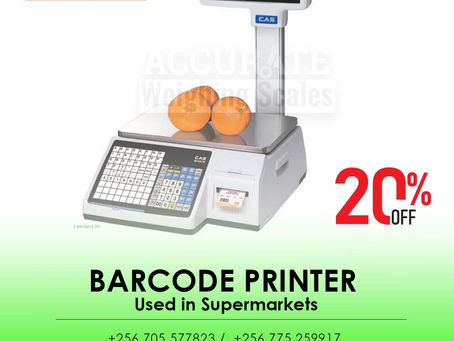 Barcode printing scales with reprint function wholesaler shop Kampala