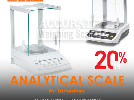 Properly calibrated precision analytical balance that are accurate