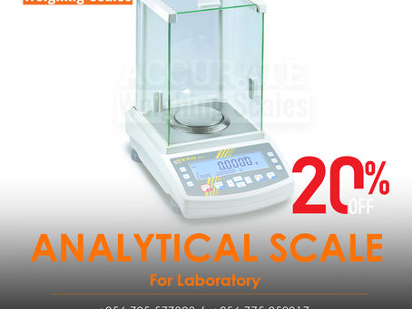 High precision analytical balance with efficient weighing smart accessories