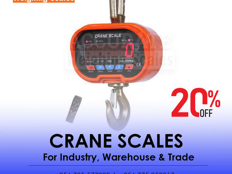 Versatile high capacity electronic wireless digital crane scales