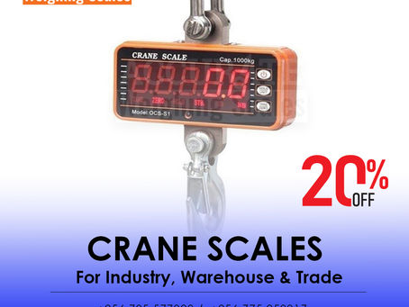 Electronic digital heavy-duty crane weighing scales for high temperature