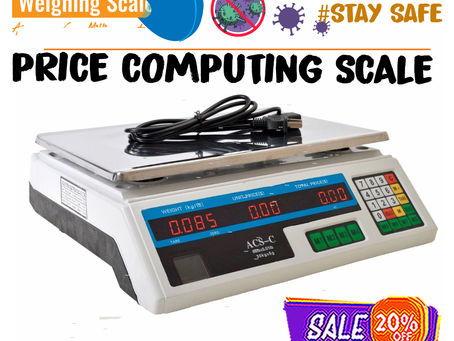 Excellent Price Computing Scale With Fused Charger