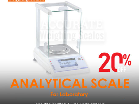 Analytical weighing scales for proper weighing practices