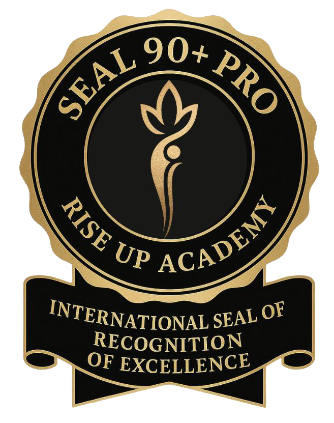 Rise Up Academy International Seal of Recognition of Excellence.