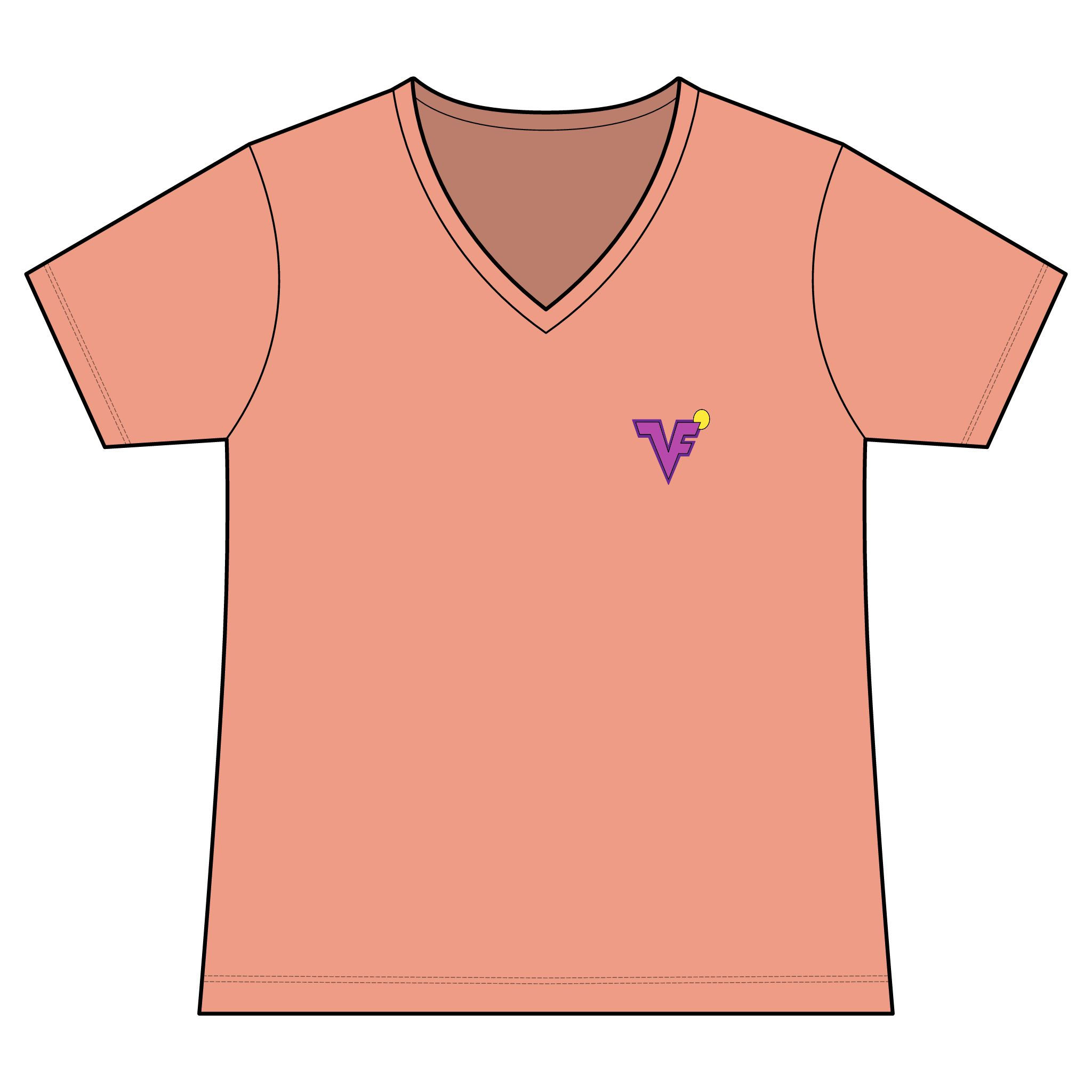 Women's Ideal V-Neck Tee