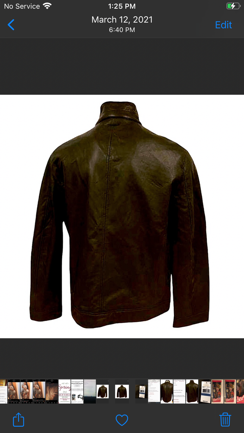 サムネイル： MICHAEL KORS, Vegan (Men's) Espresso Jacket “ New With Tags”