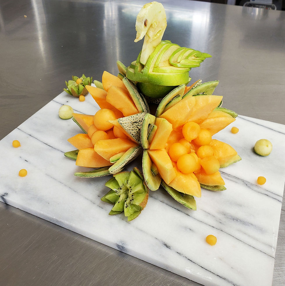 Week 14 fruit carving